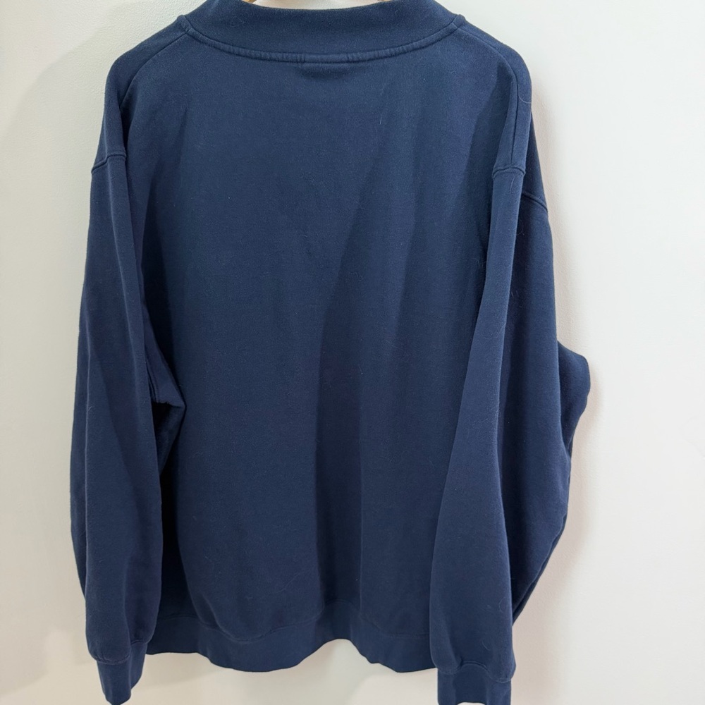 Vintage Y2K Villanova Quarter Zip Sweater 3XL‎ Collegiate Athletic - Picture 6 of 7
